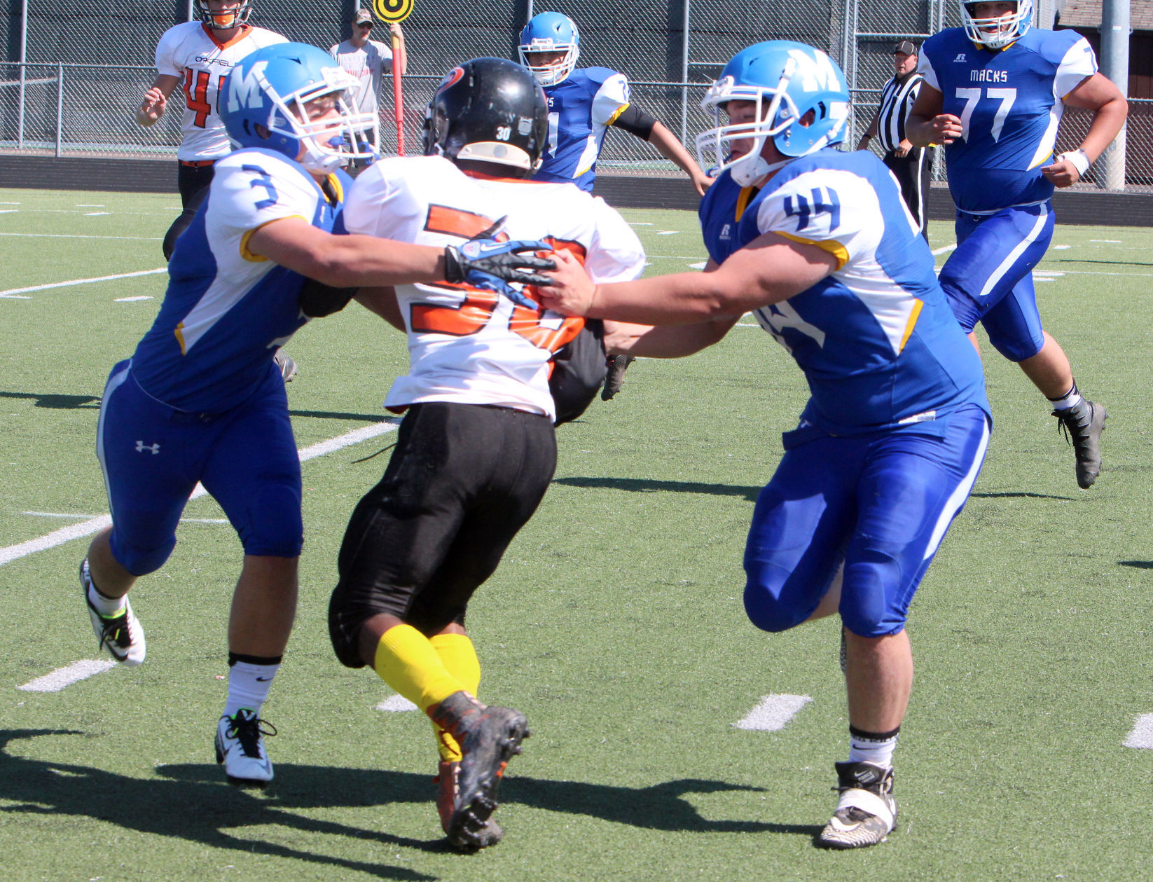 Oakfield at McDonell football 9-8-18